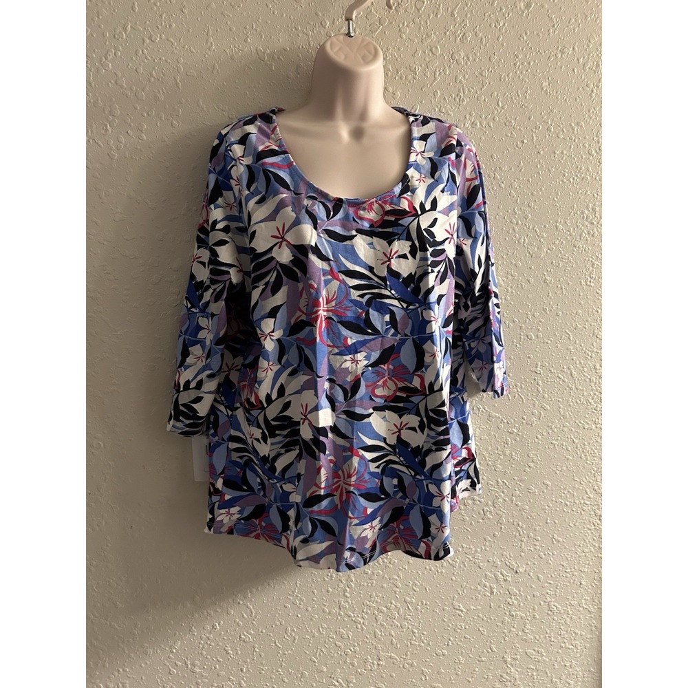 New 14/16 Jessica London Floral Top #1528*9